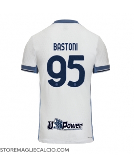 Inter Milan Alessandro Bastoni #95 Maglia Gara Trasferta Repliche 2024-25 Maniche Corte